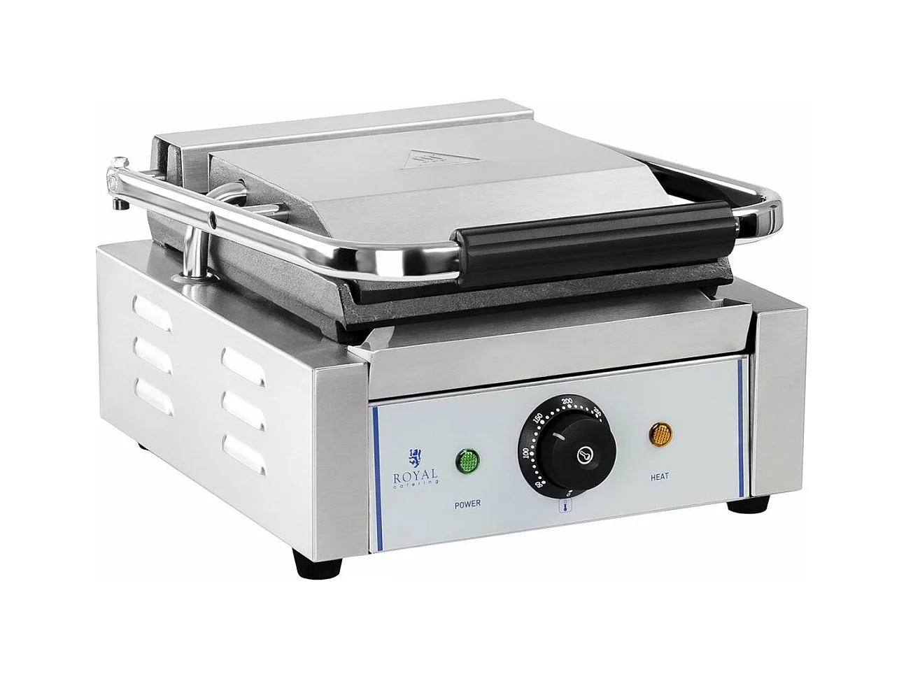 Máquina de fazer paninis lisa com placas esmaltadas 1800 watts 14_0002326