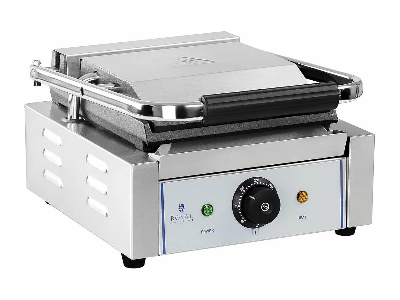 Máquina de fazer paninis lisa com placas esmaltadas 1800 watts 14_0002326