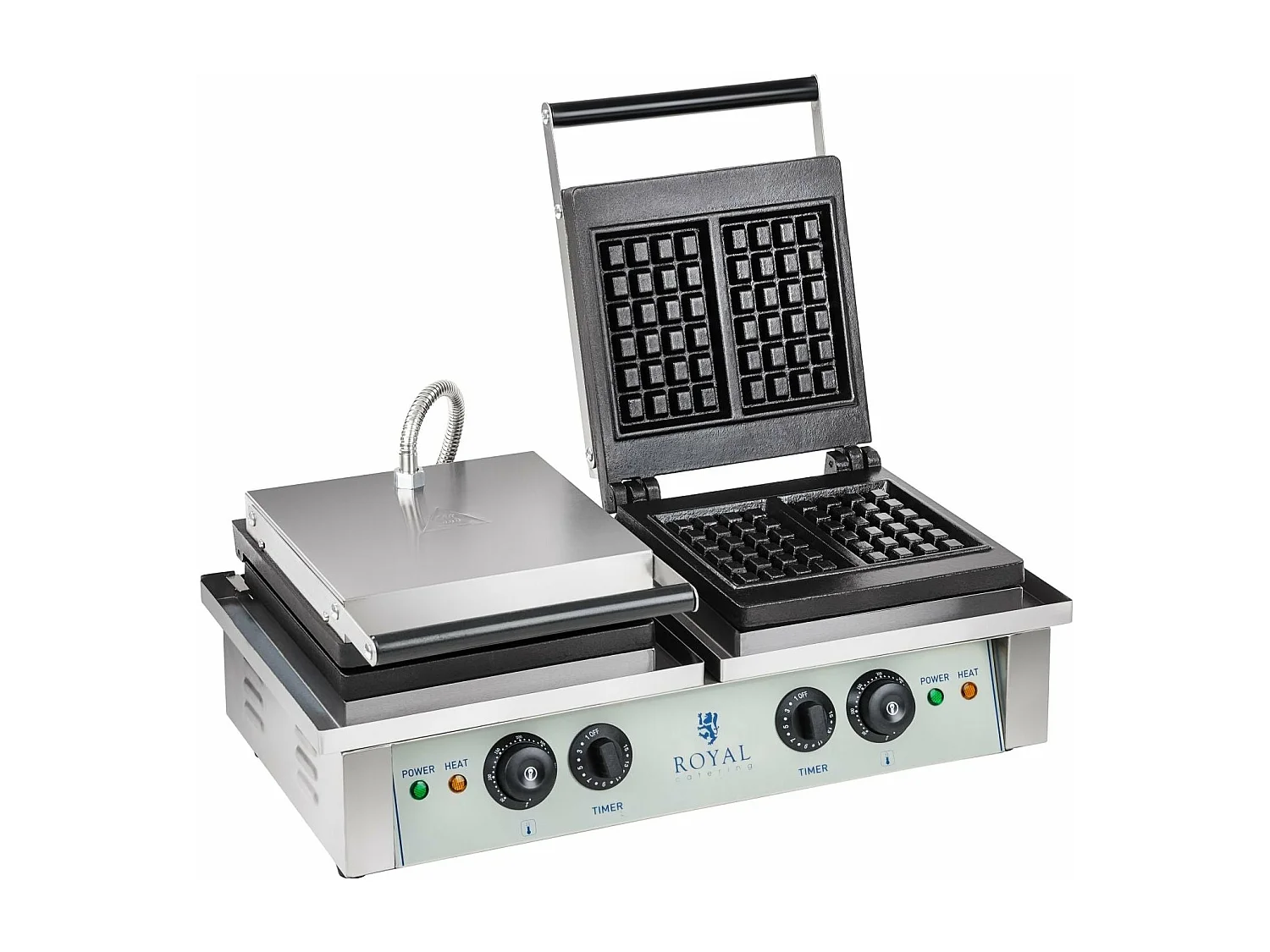 Gaufrier double carré professionnel 37 x 62.5 x 50 cm 3614063