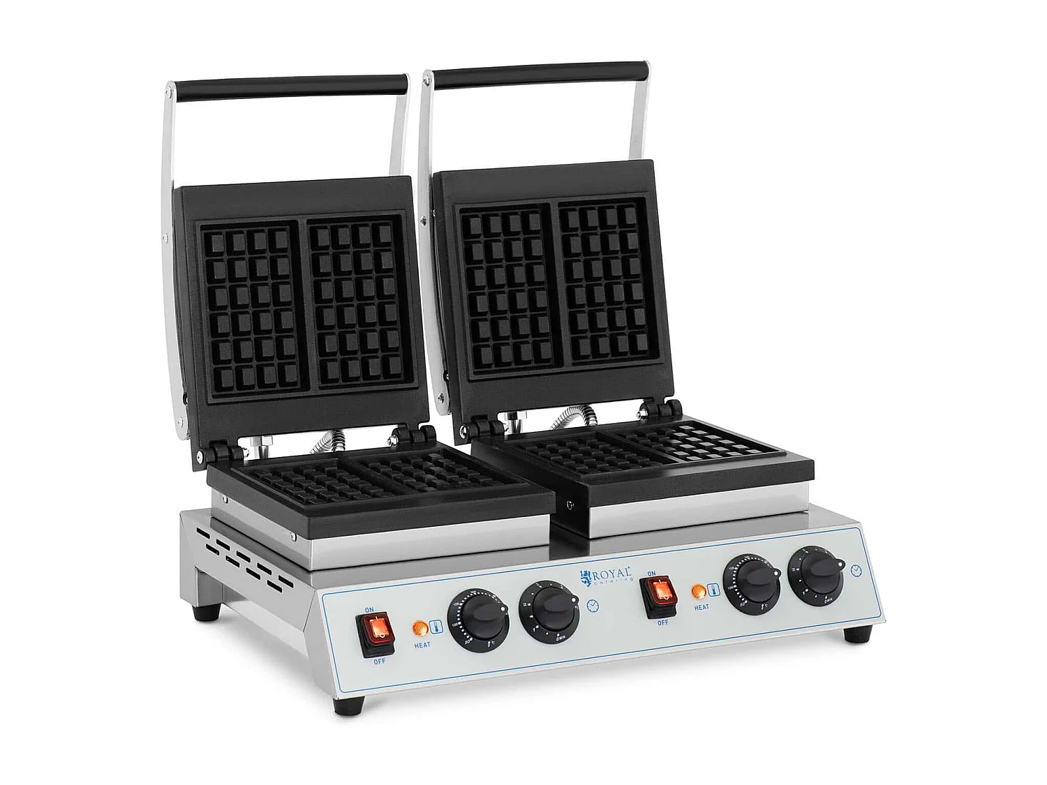 Gaufrier double gaufres belges argenté 37 x 57 x 23 cm 14_0004854