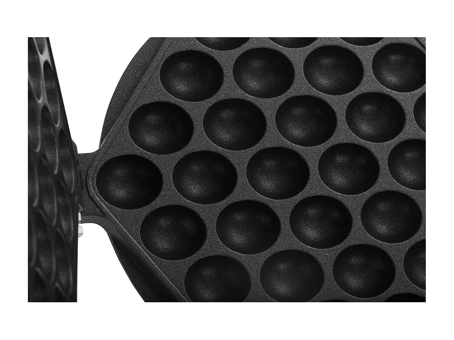 Placa para máquina de waffle bolha com revestimento antiaderente e cabo anti-calor 14_0004849