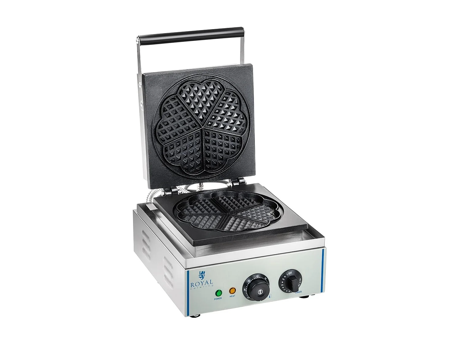 Gaufrier coeur professionnel Téflon 37 x 30.7 x 49.5 cm 3614062