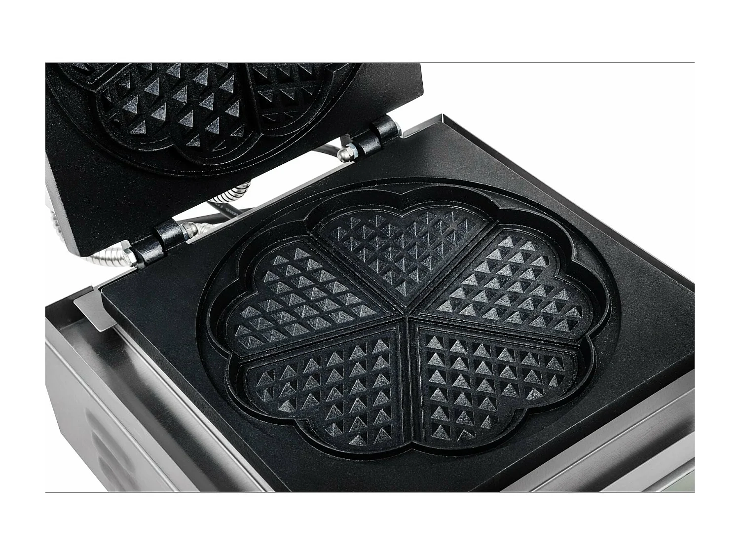 Gaufrier coeur professionnel Téflon 37 x 30.7 x 49.5 cm 3614062