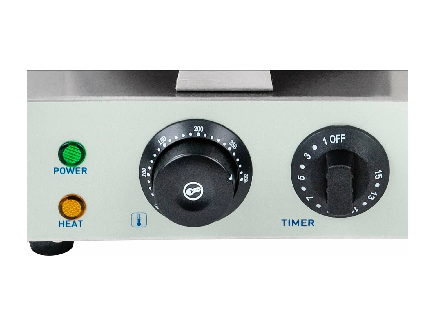 Máquina de waffle redonda dupla profissional, potência redonda de Teflon 2 x 1 300 watts 3614060