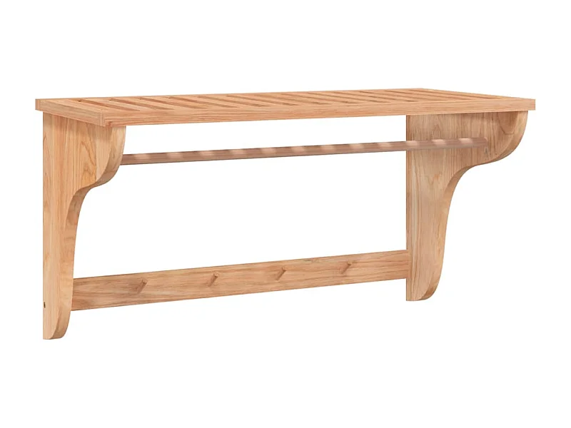 Toallero 60 x 30 x 35 cm madera maciza de nogal 02_0005513