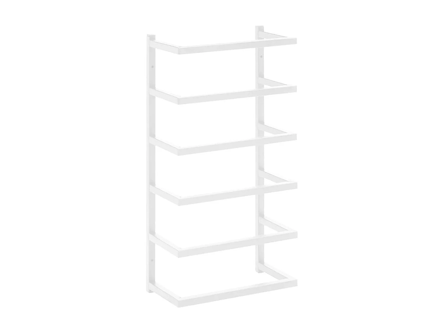 Mobile porta asciugamani da bagno 24x12x48 cm acciaio bianco 02_0005466