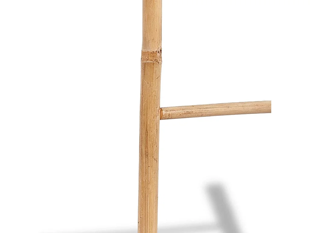 Toallero de bambú con 6 ganchos de baño 02_0001643