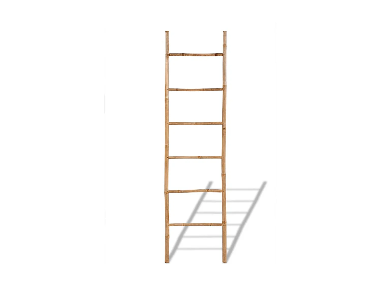 Toallero de bambú con 6 ganchos de baño 02_0001643