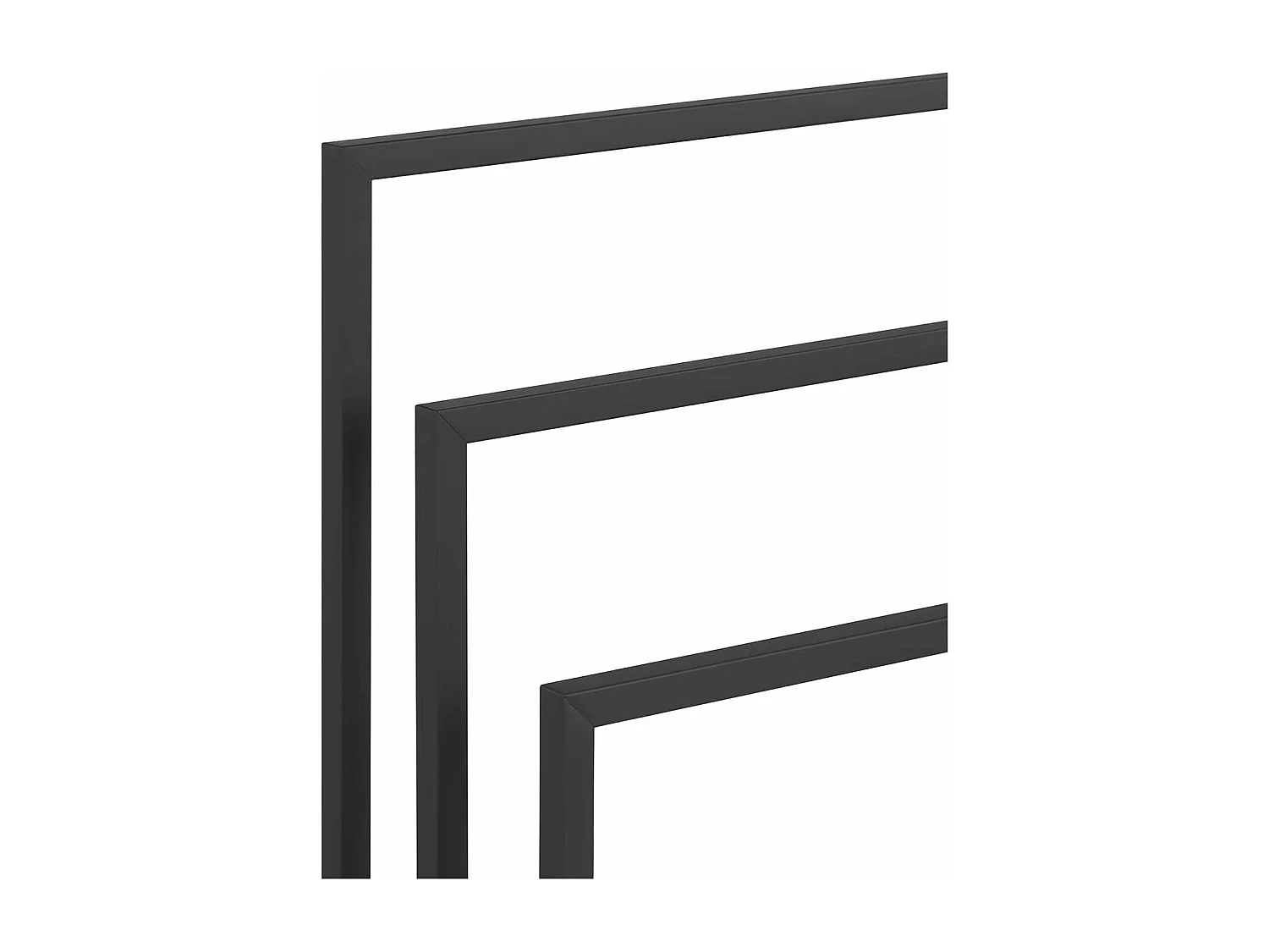 Toallero independiente de acero de 3 barras (3 barras, ancho 55 cm, capacidad 6 kg, gris oscuro) 14_0004420