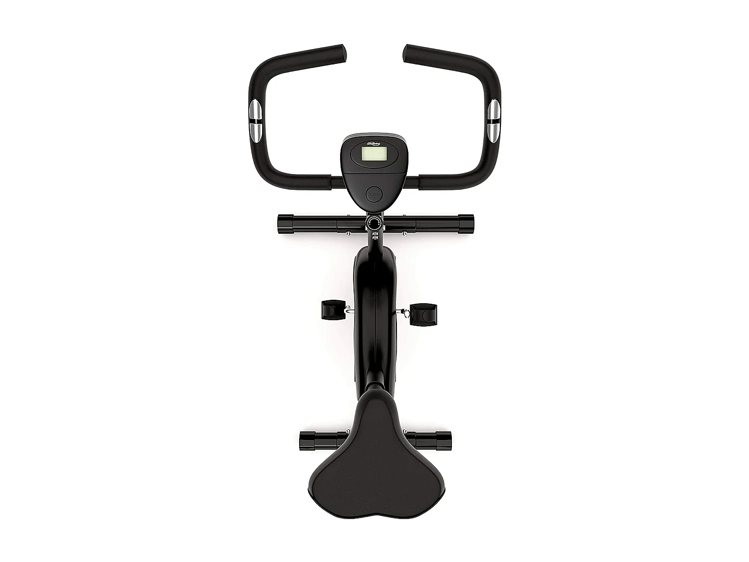 Tela LCD para bicicleta ergométrica com sensores de frequência cardíaca Sela ajustável e resistência para exercícios físicos internos Bicicleta 01_0000170