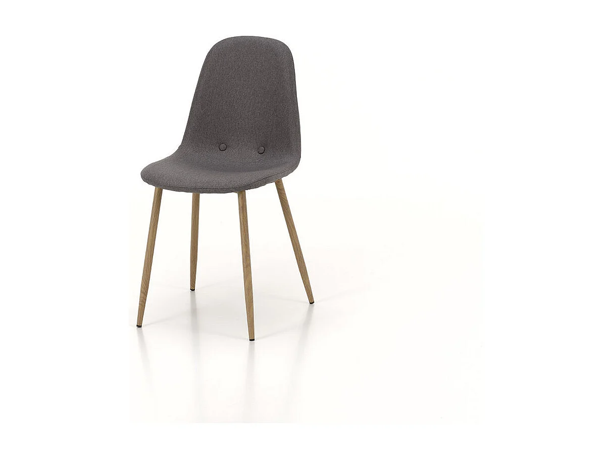 Set de 4 Chaises BALTIMORA gris
