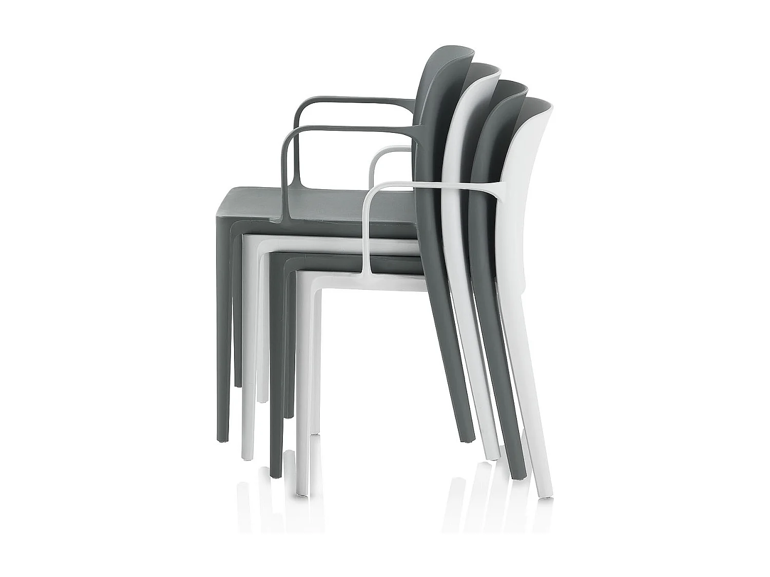 TIMMY Stühle (4er-Set, grau)