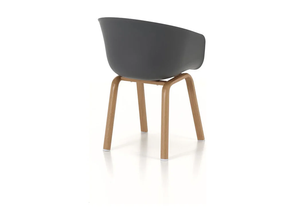 Set de 4 Chaises OAKLAND gris