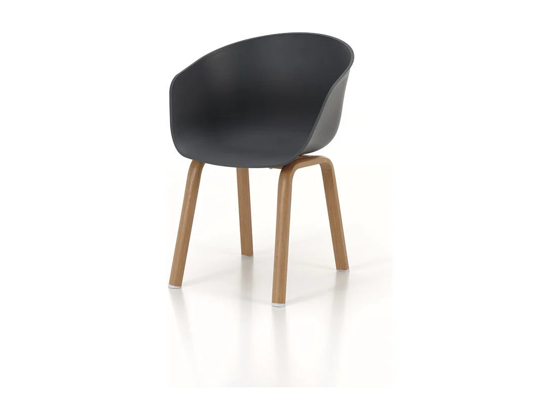 Set de 4 Chaises OAKLAND gris