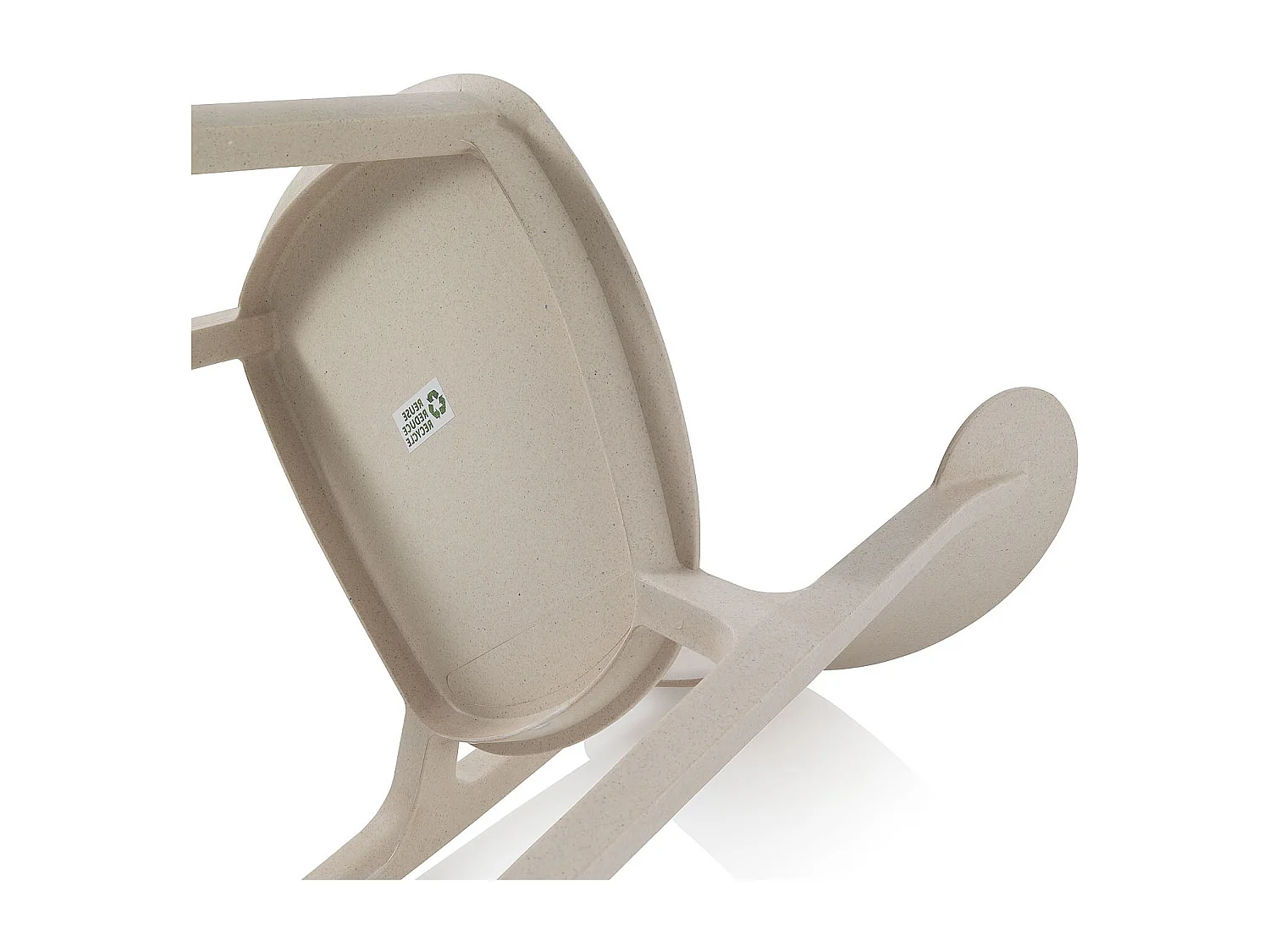 Set de 4 Chaises d'intérieur/extérieur recyclé SILVIA beige