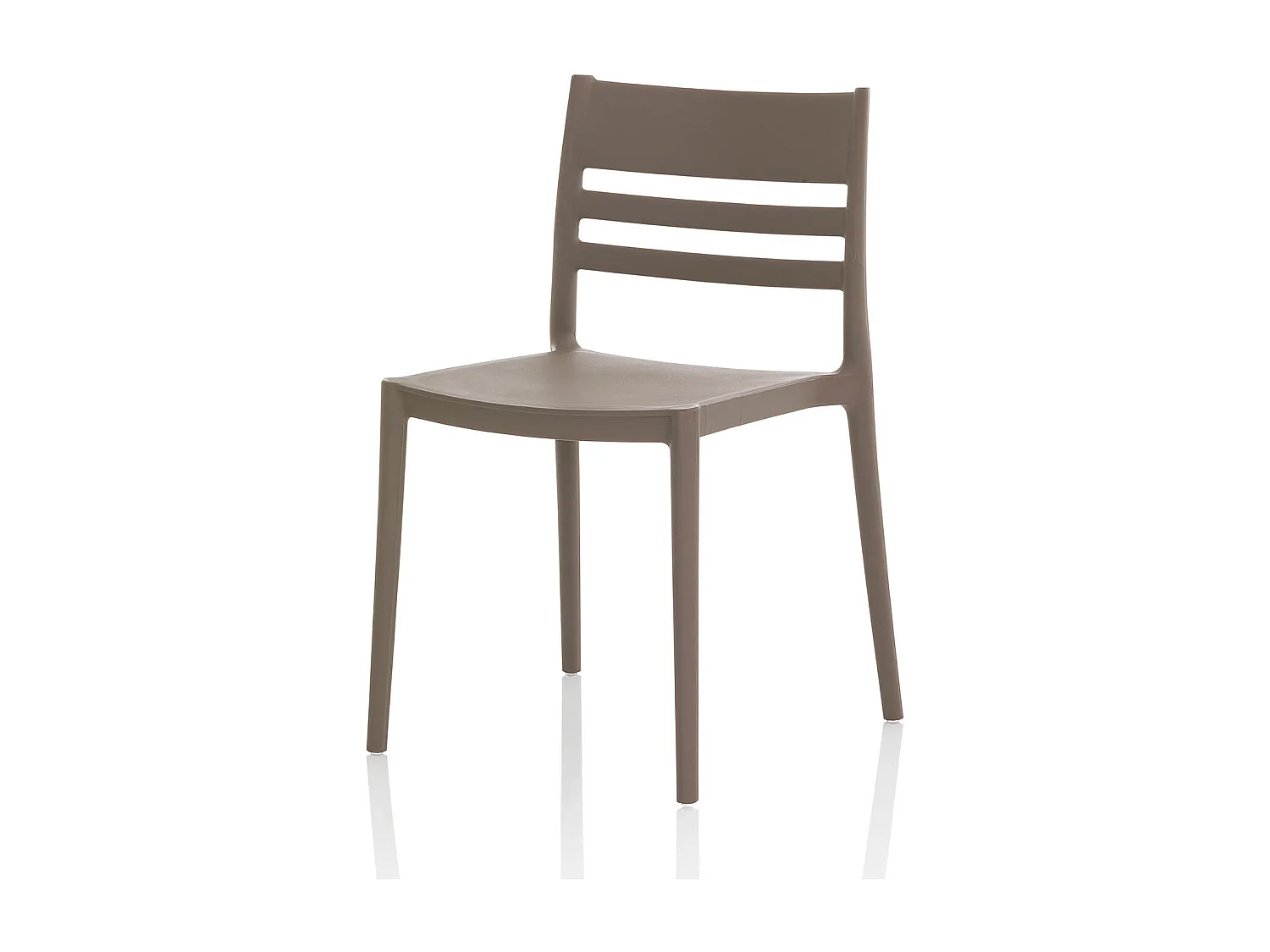 Set de 4 Chaises d’intérieur/extérieur SHYLA gris