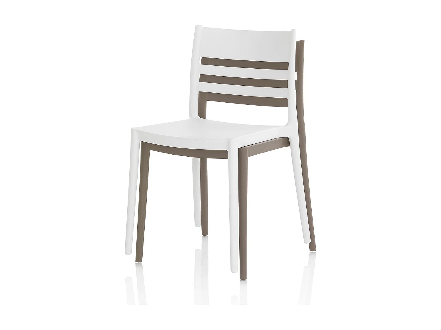 Set de 4 Chaises d’intérieur/extérieur SHYLA gris