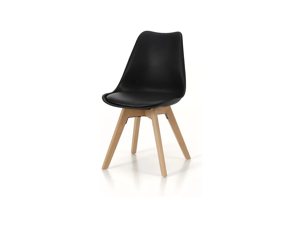 Set de 4 Chaises GARY noir