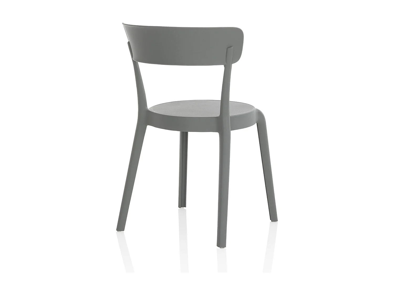 Set de 4 Chaises d’intérieur/extérieur ISABEL gris