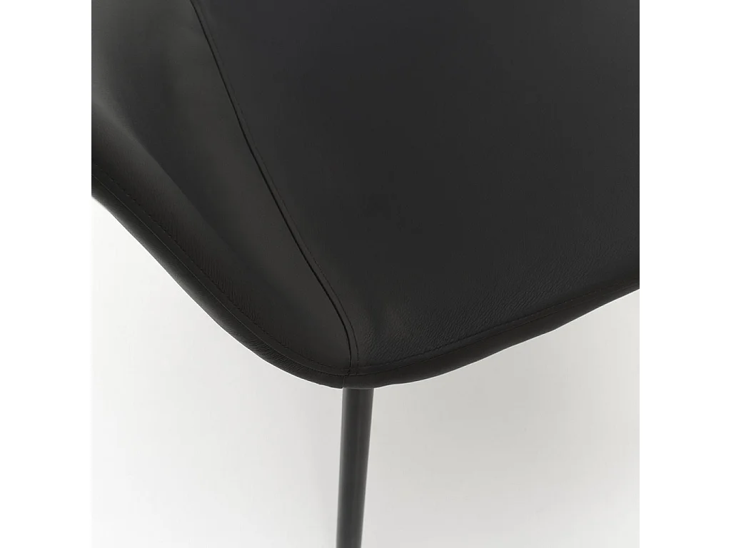 Set de 4 Chaises ALBA noir