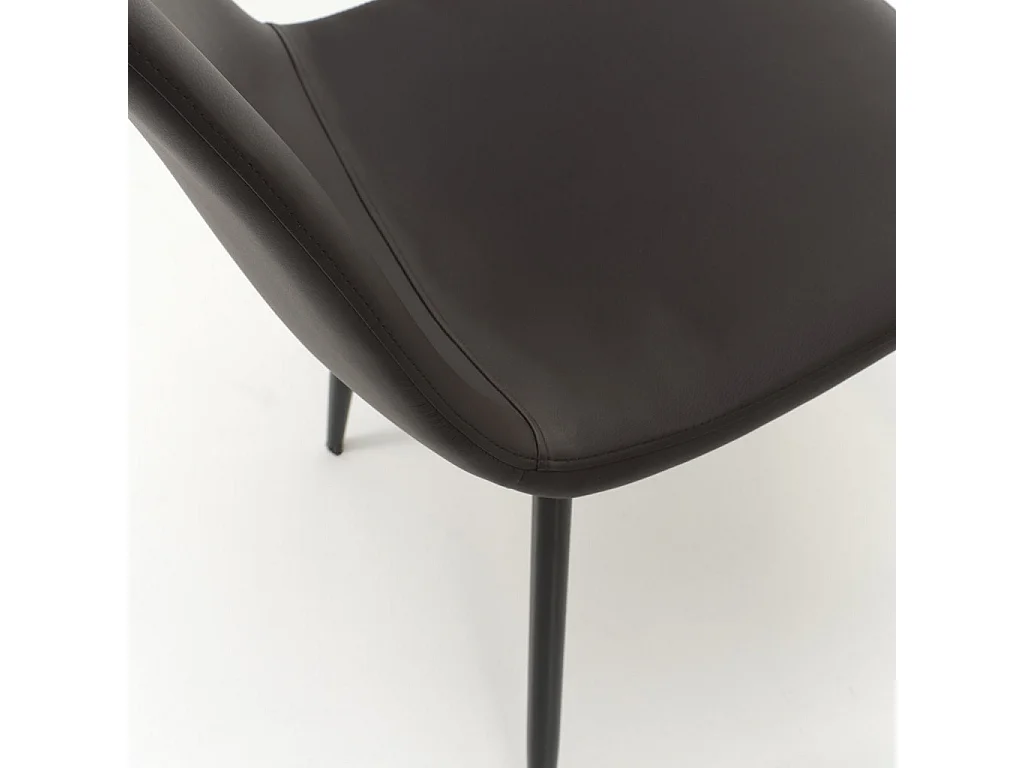 Set de 4 Chaises ALBA marron