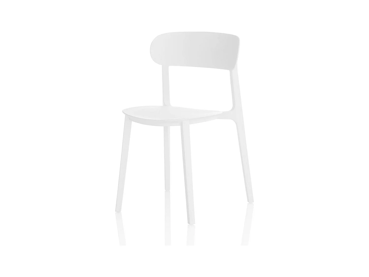 Set de 4 Sillas interior/exterior SILVIA blanco