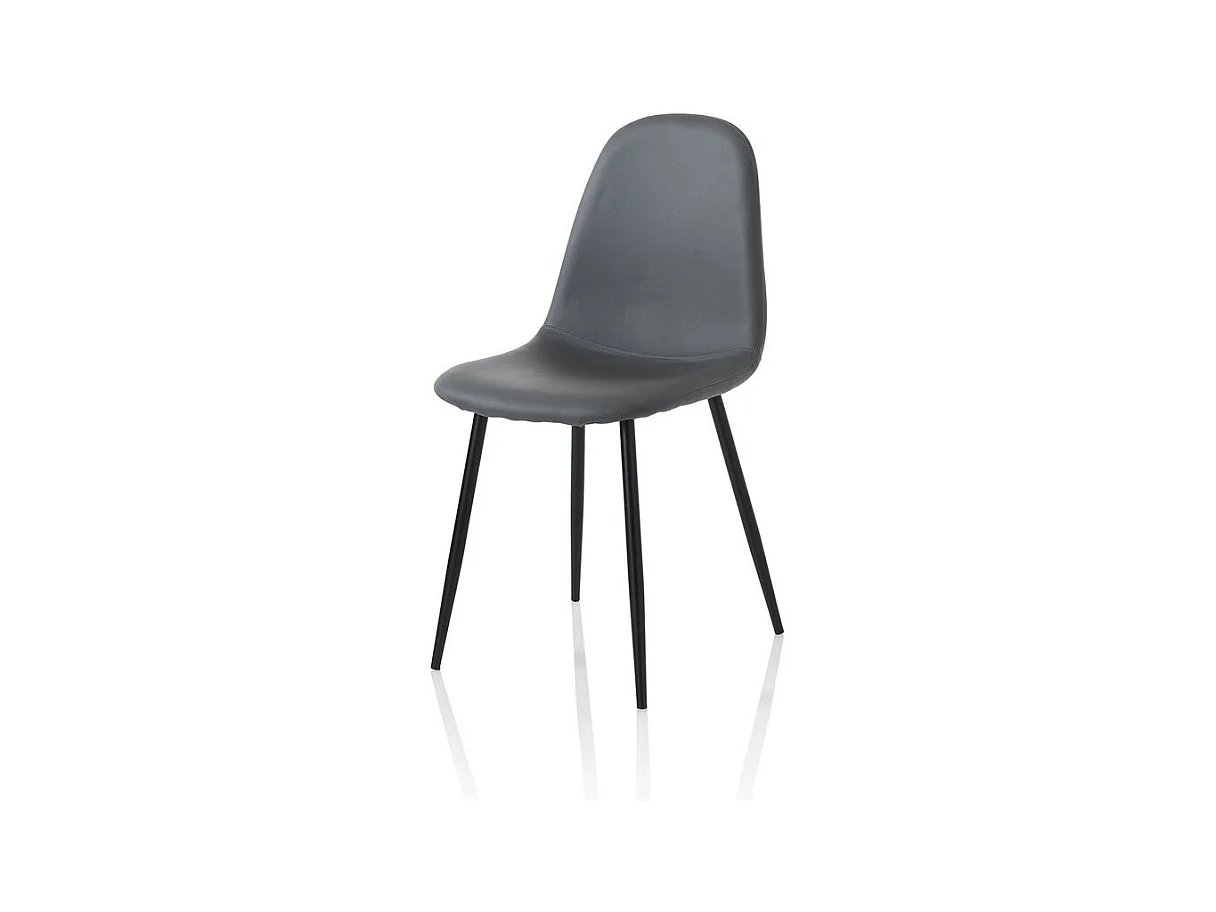Set de 4 Sillas ALBA gris
