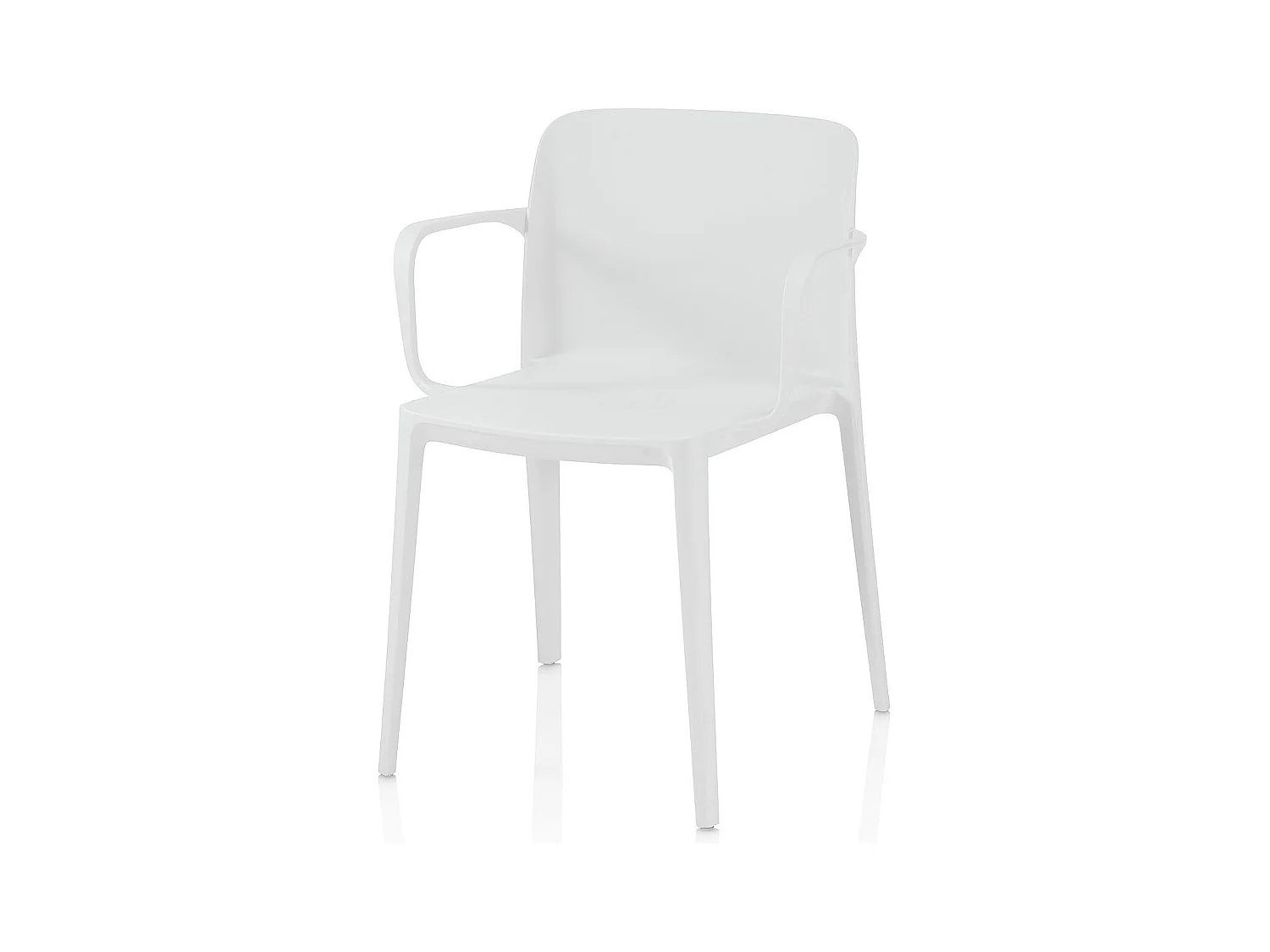 Set de 4 Sillas blanca de interior/exterior TIMMY