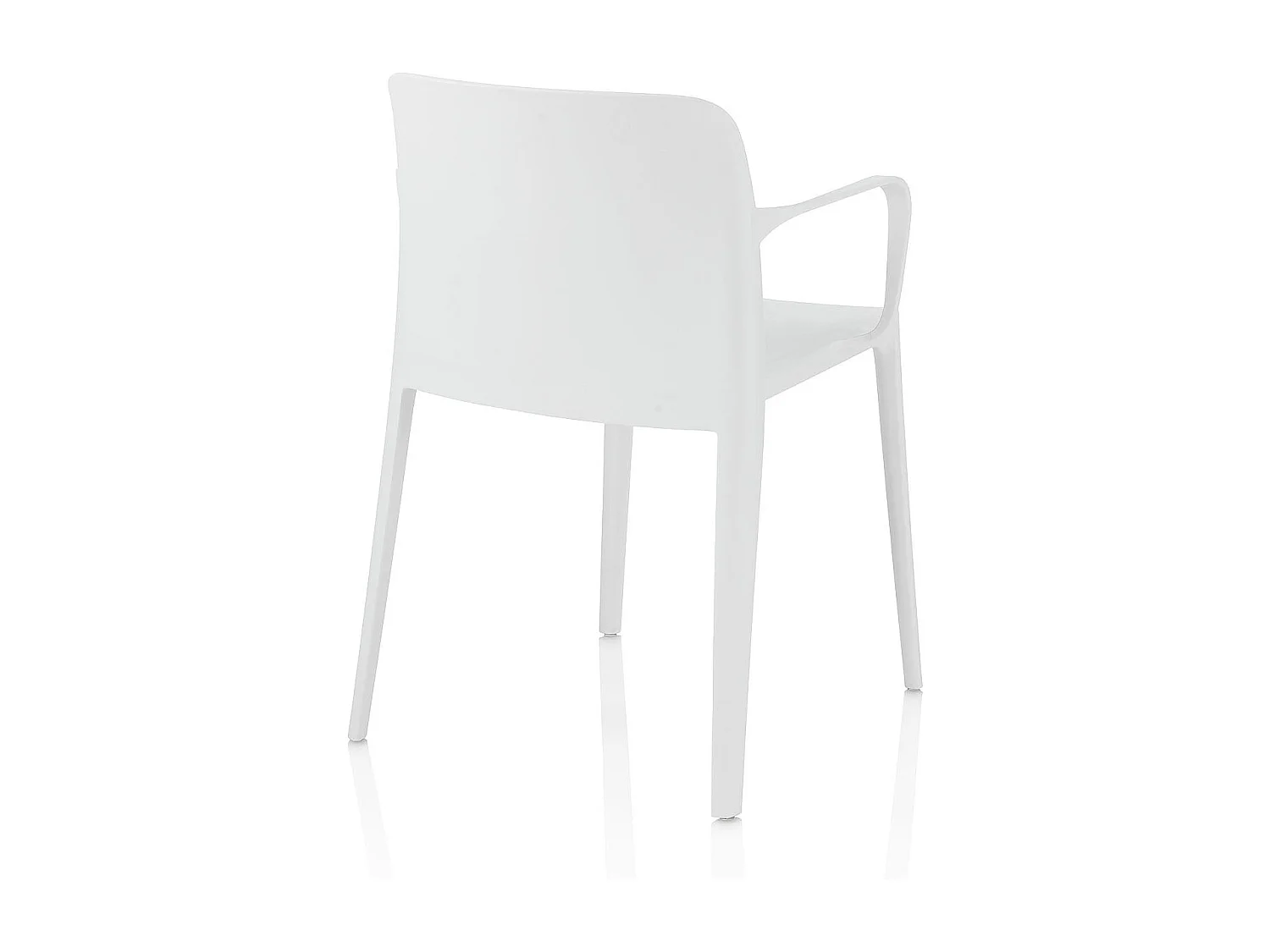 Set de 4 Chaises d'intérieur/extérieur TIMMY blanche