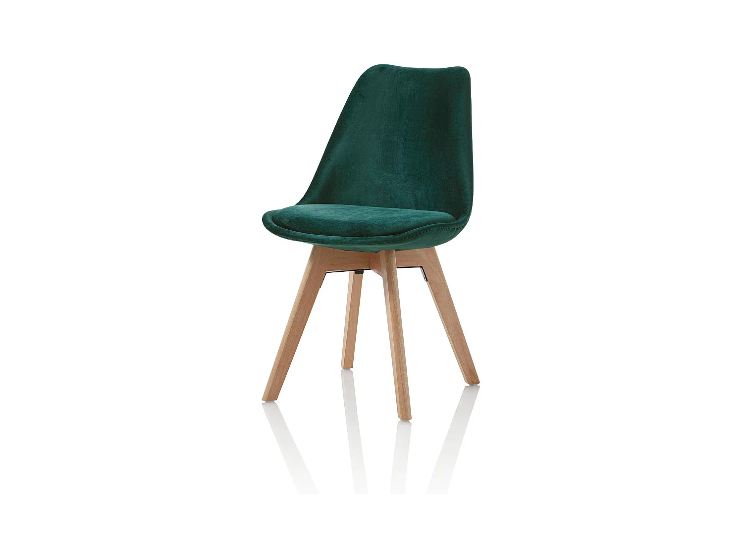 Set de 4 Chaises LAYLA vert émeraude