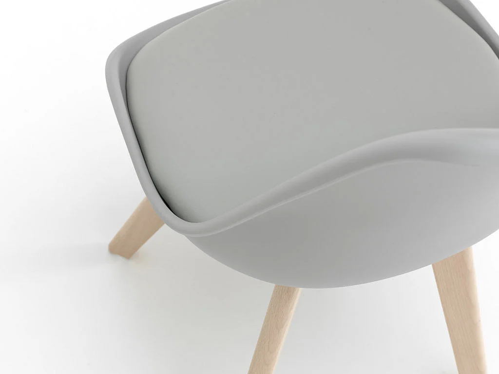 Set de 4 Chaises MIRIAM gris