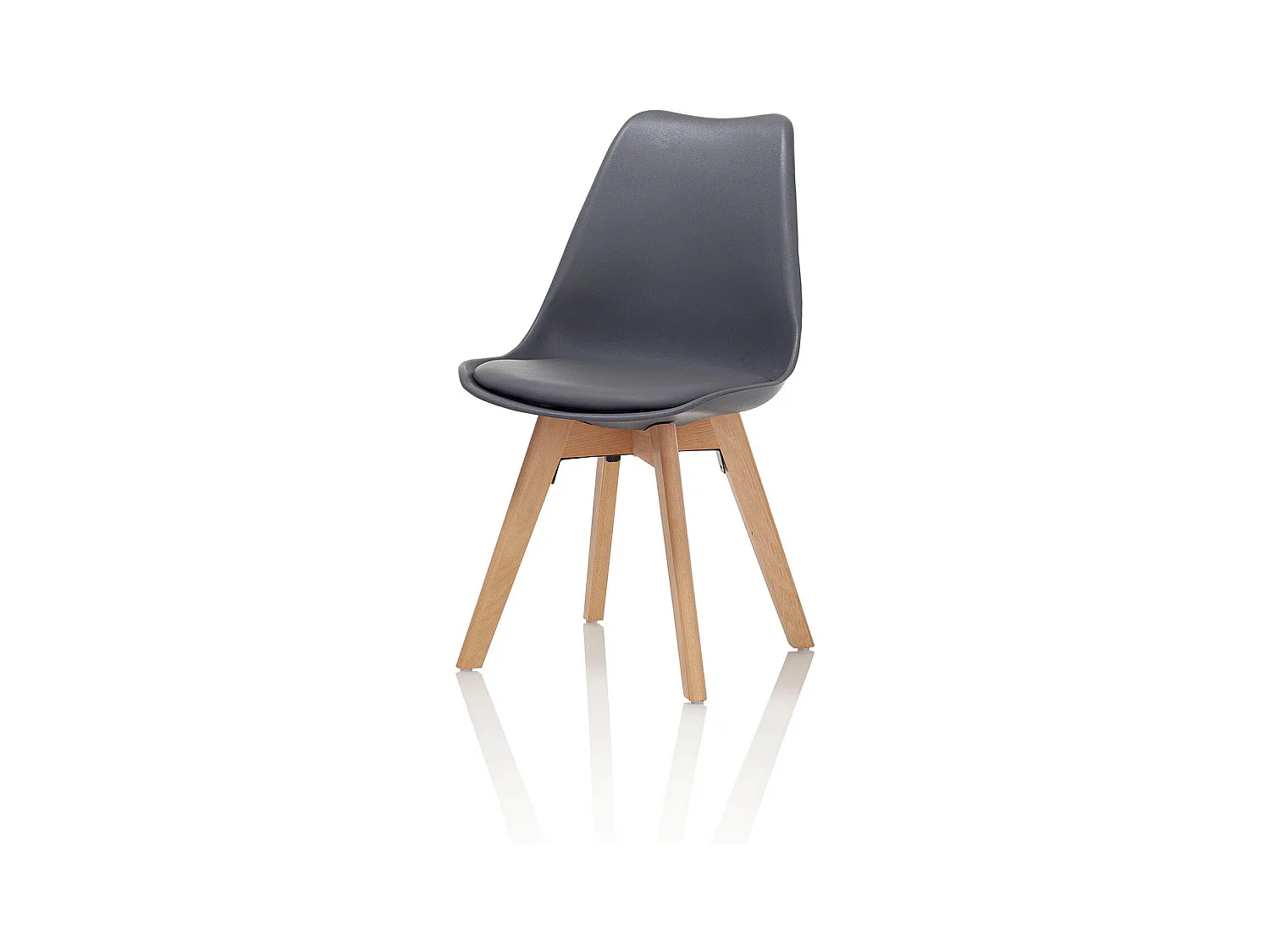 Set de 4 Chaises MIRIAM gris
