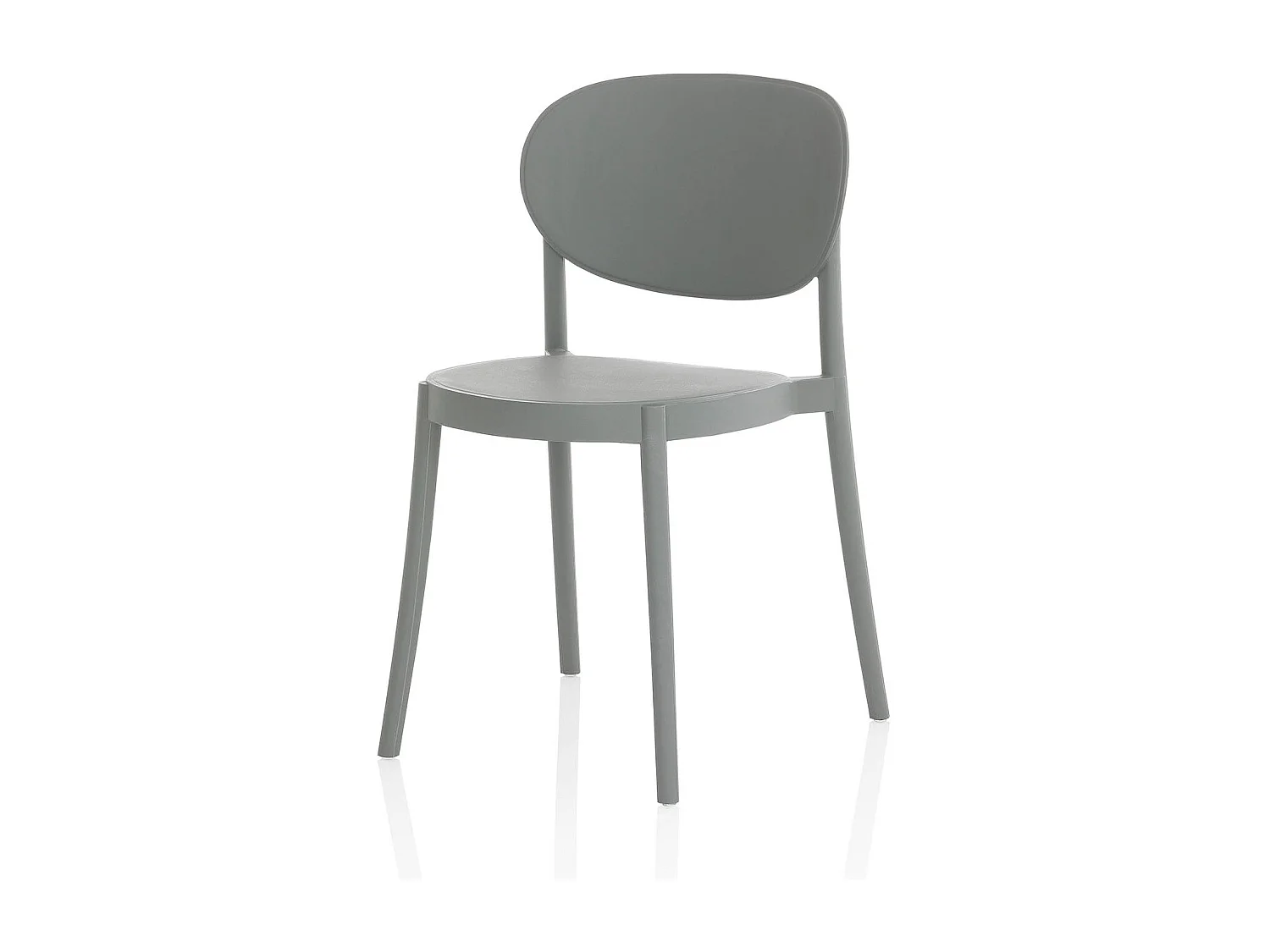 Set de 4 Chaises d’intérieur/extérieur EVA gris