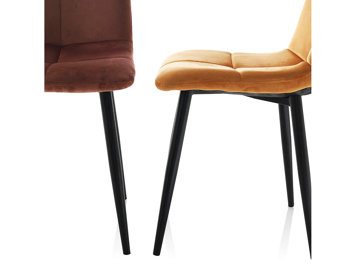 Set de 4 Chaises LINDA rose antique