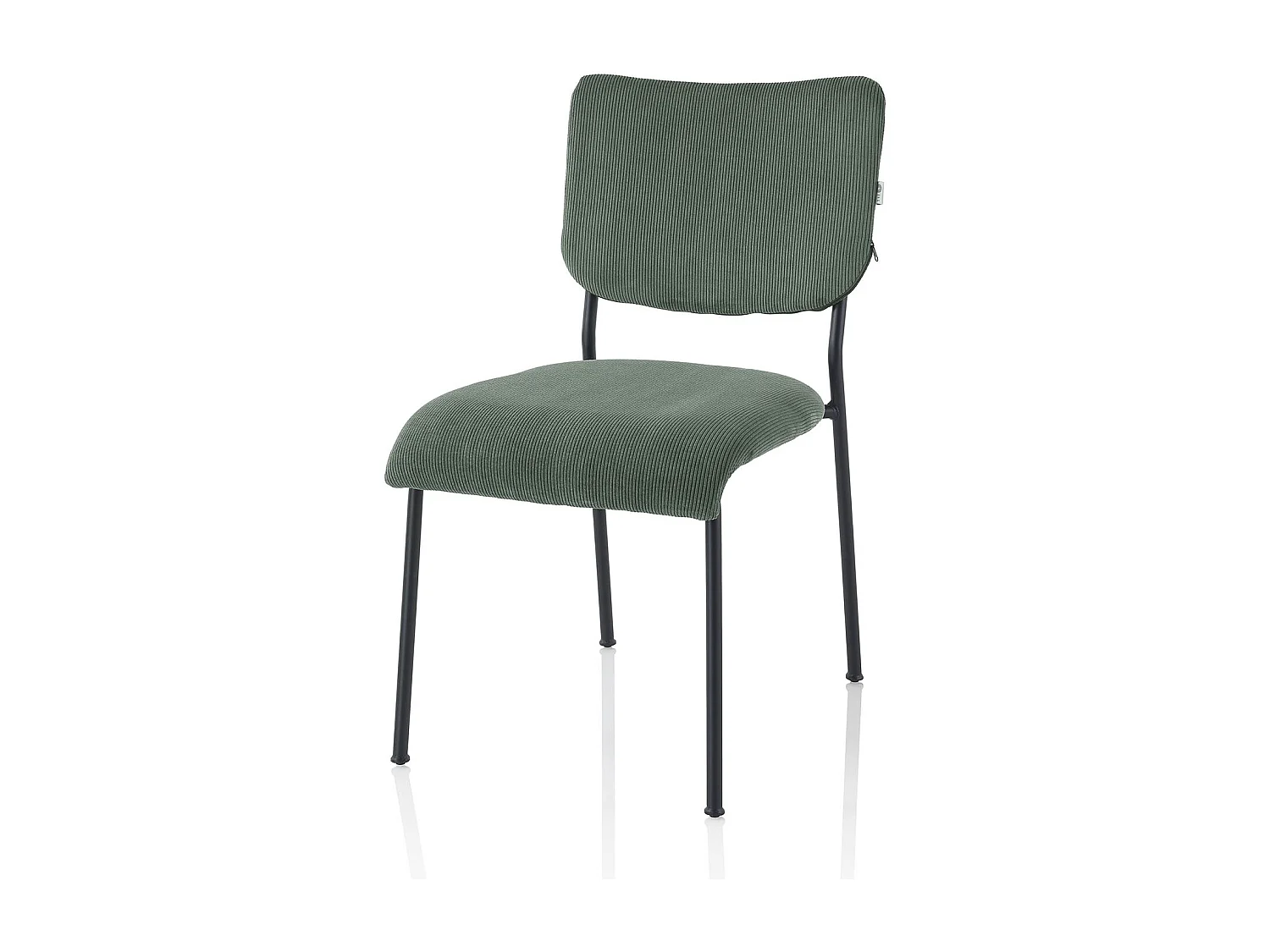 Set de 2 Chaises LOIS vert bouteille