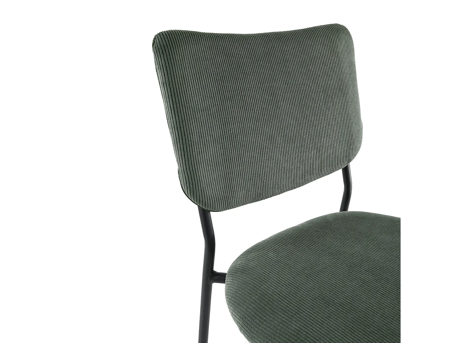 Set de 2 Chaises LOIS vert bouteille