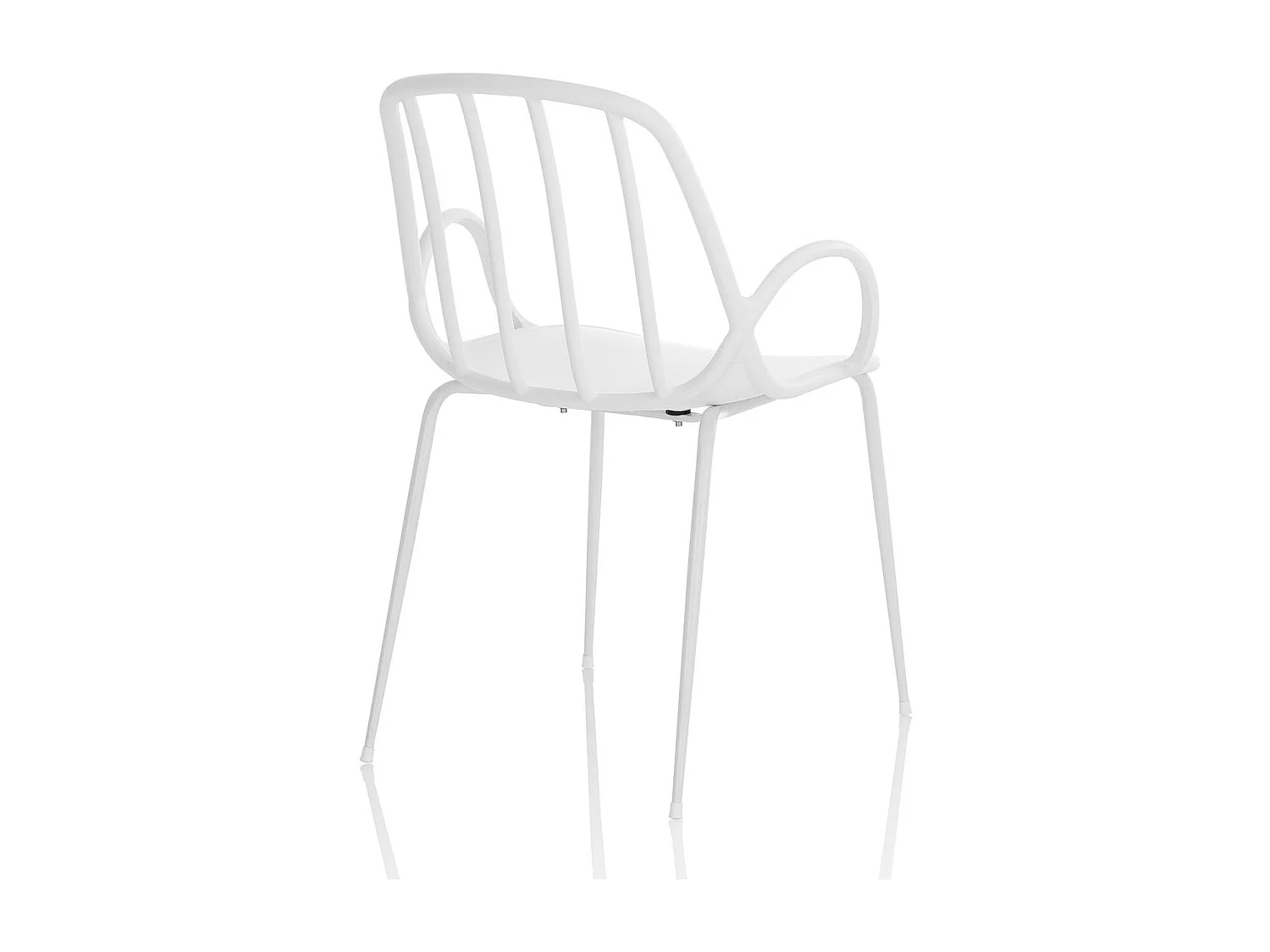 Set de 4 Chaises ROS blanc