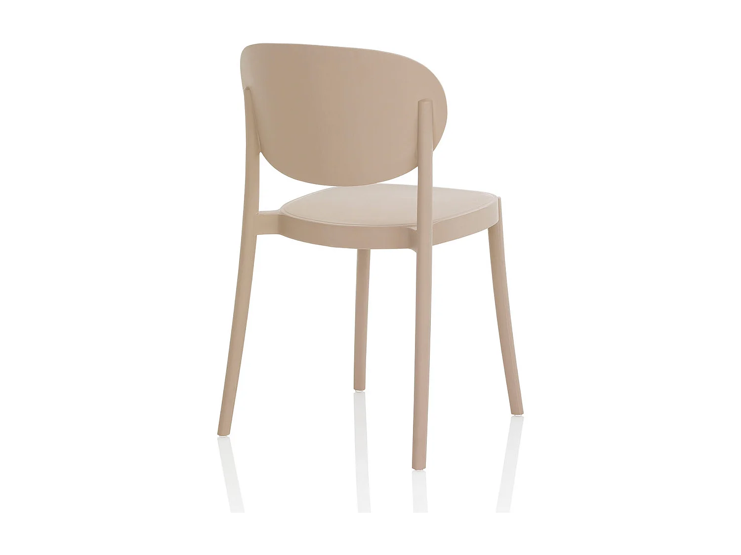 Set de 4 Chaises d’intérieur/extérieur EVA beige