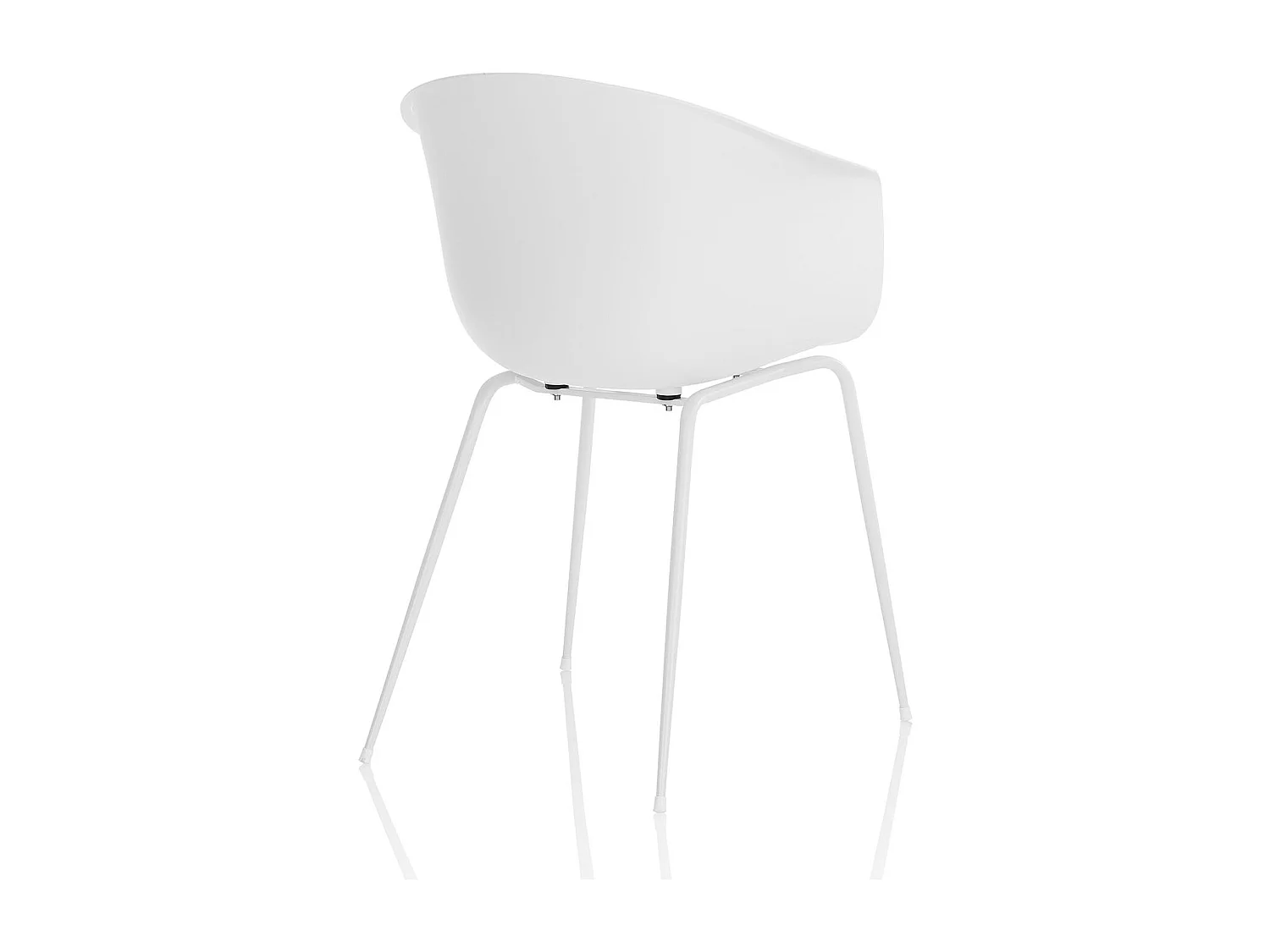 Set de 2 Chaises POLLY blanc