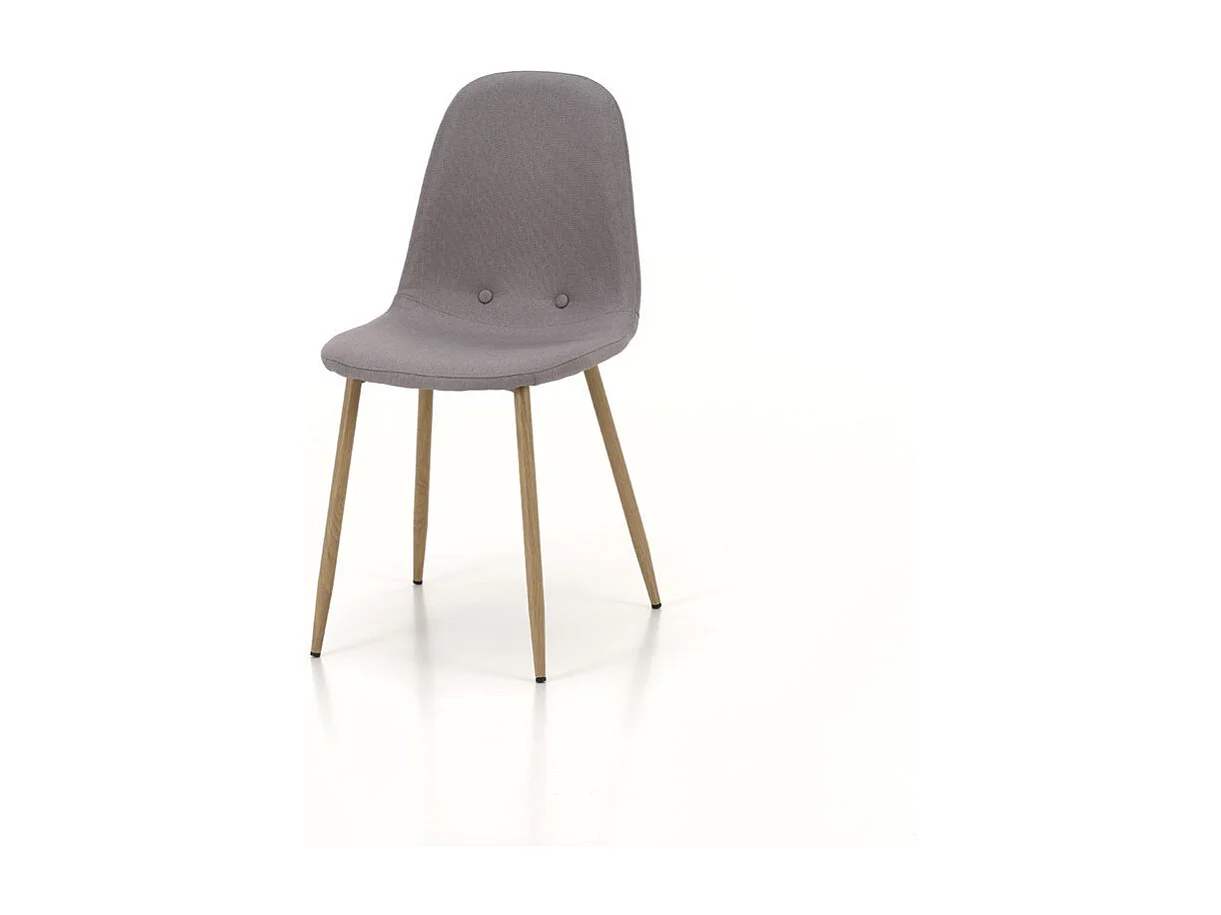Set de 4 Chaises BALTIMORA gris clair