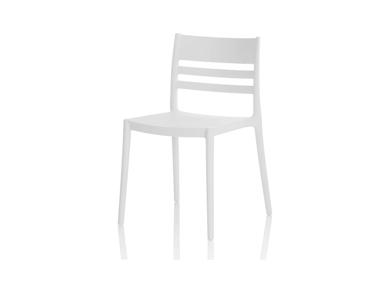 Set de 4 Sillas interior/exterior SHYLA blanco