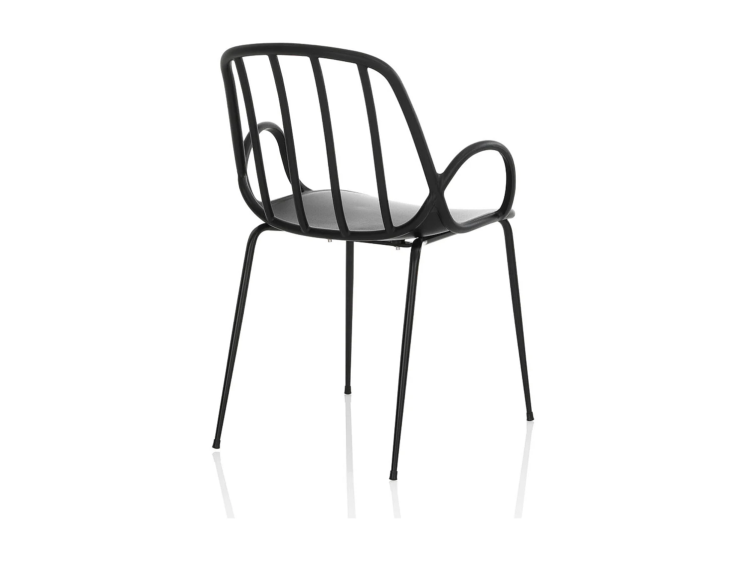 Set de 4 Chaises ROS noir