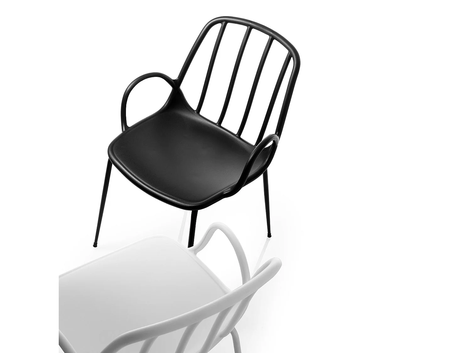 Set de 4 Chaises ROS noir