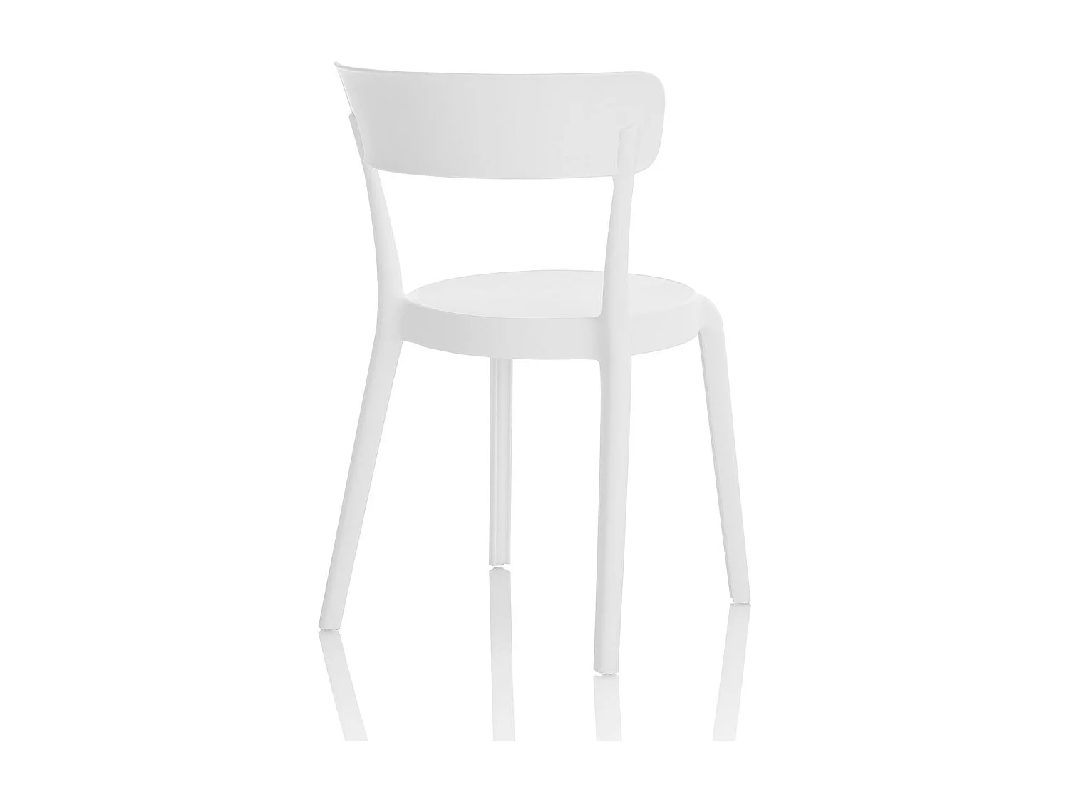 Set de 4 Chaises d’intérieur/extérieur ISABEL blanc