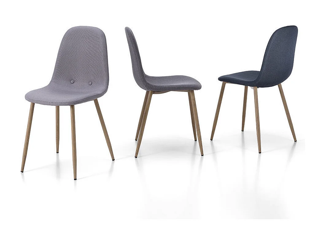 Set de 4 Chaises BALTIMORA vert foncé