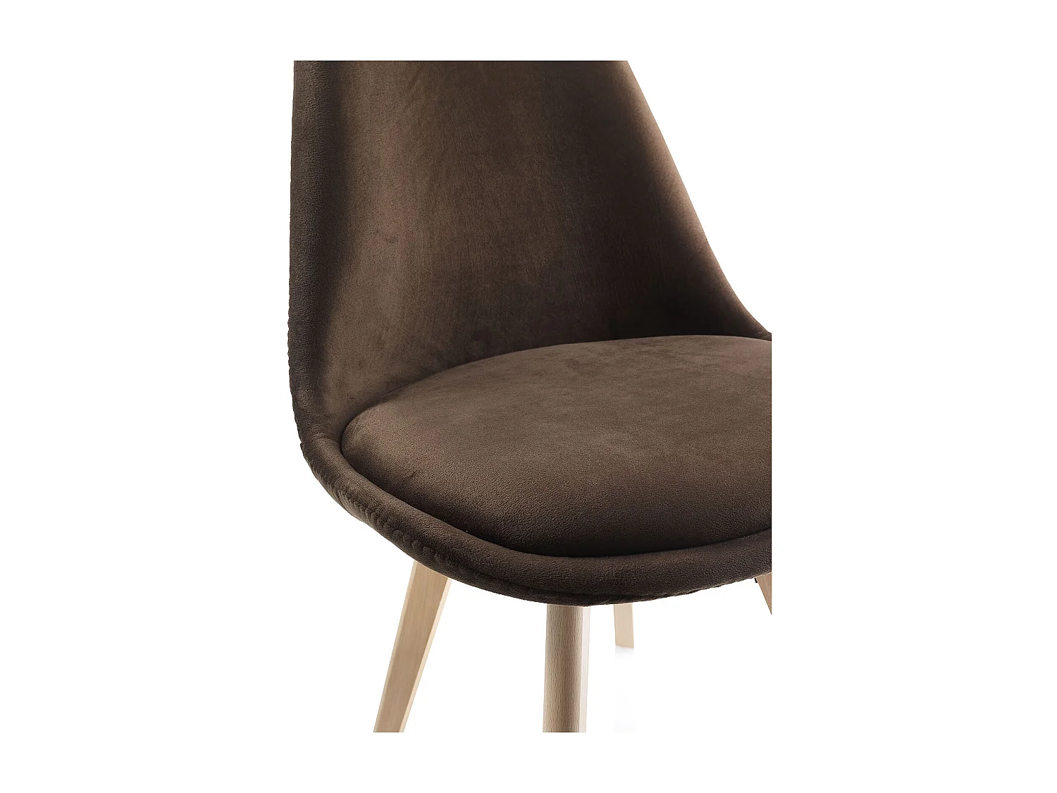 Set de 4 Chaises LAYLA marron