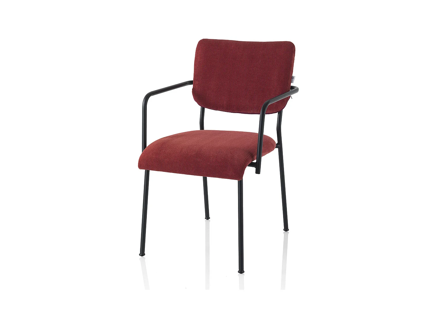2er-Set Stühle LOIS rot