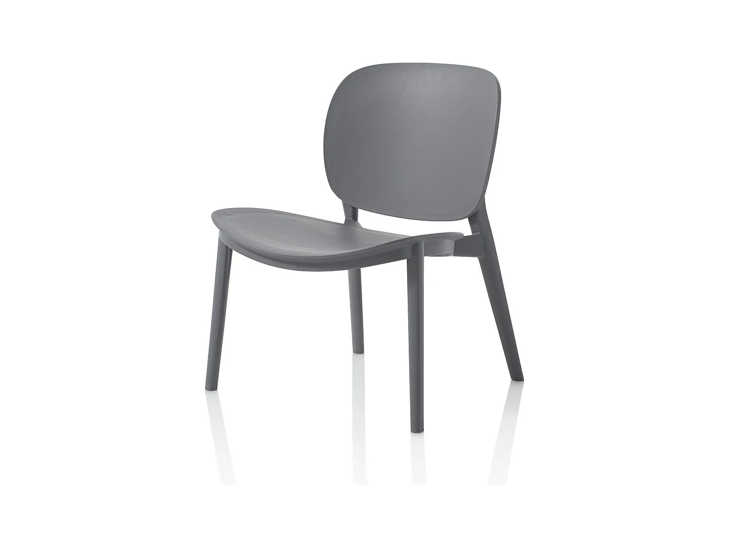 Set de 2 Sillas interior/exterior LEON gris