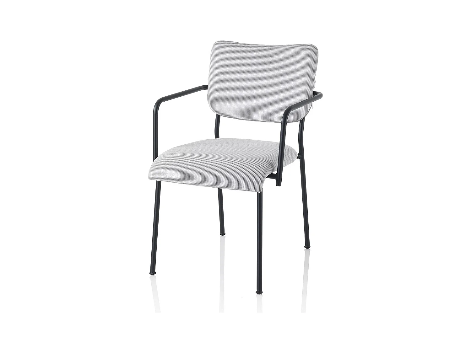 2er-Set Stühle LOIS Grau