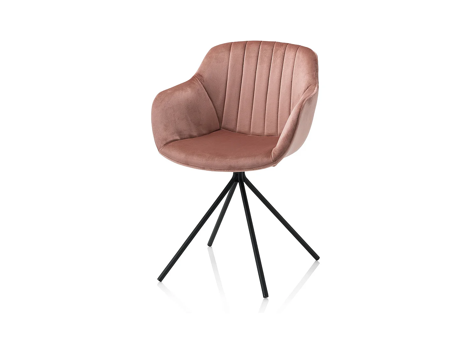 Set di 2 Sedie MARGOT rosa corallo